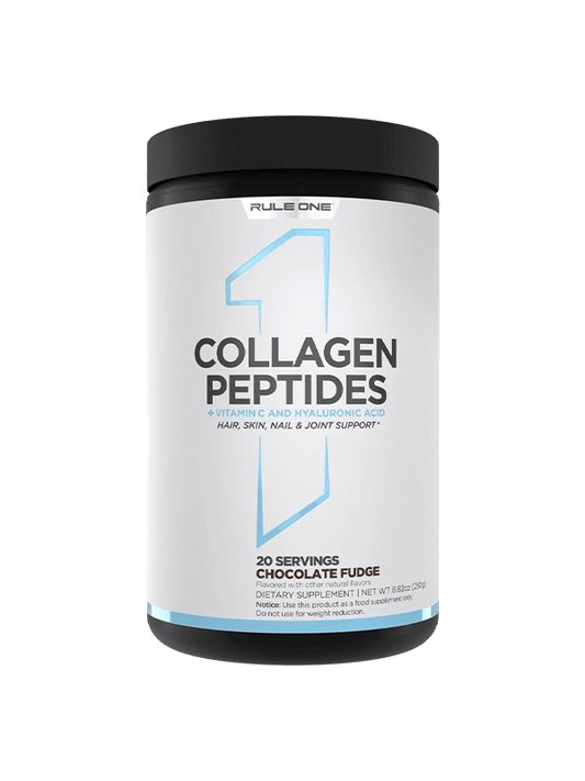A 1,000g container of collagen peptides, emphasizing its purity and potential health advantages for skin and joints.