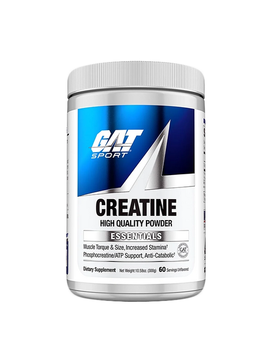 A container of creatine powder with a playful cat beside it, highlighting the blend of fitness and feline charm.