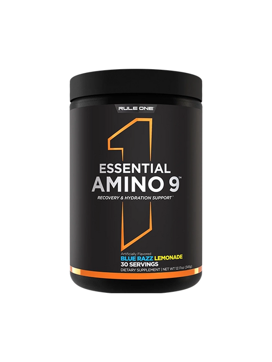 Essential Amino 9 supplement displayed, emphasizing its comprehensive nutritional benefits for overall health support.