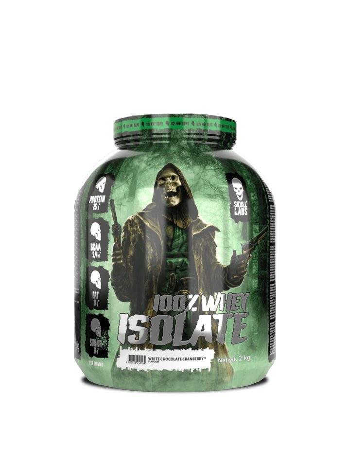 A 2kg package of green powder named "isolaz," emphasizing its rich green hue and product branding.