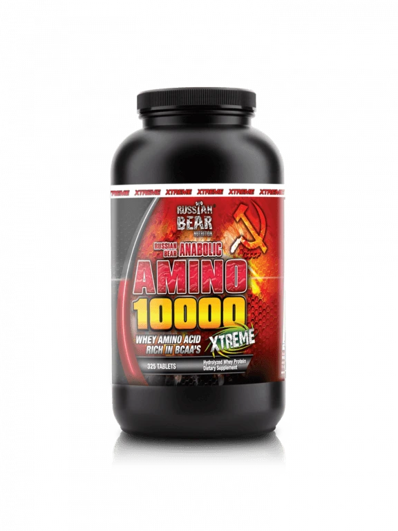 Amino 1000 Xtreme dietary supplement displayed prominently, emphasizing its packaging and product details.