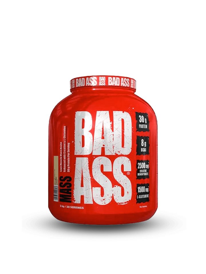 Badass Nutrition's Badass Mix in a 2kg bag, featuring a striking design that conveys energy and a commitment to fitness.