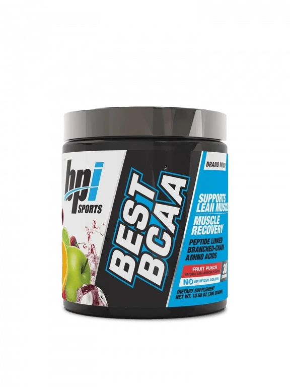 Image of BG Nutrition's best BCAA supplement, showcasing its packaging and highlighting its benefits for muscle recovery.