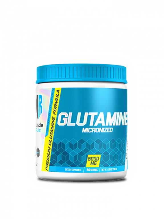 Muscle Rulz Glutamine Powder – Supports muscle recovery, strength, and protein synthesis for improved workout performance.