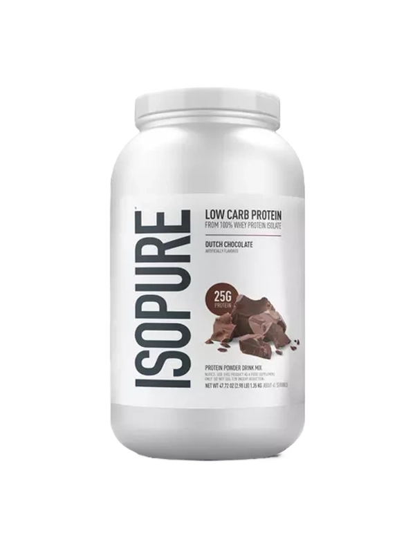 ISOPURE® Zero/Low Carb Whey Protein Isolate – Lean Muscle & Recovery Support