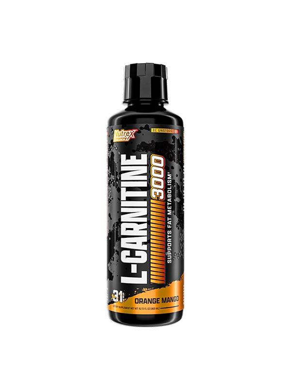 Athlete holding Liquid L-Carnitine 3000 pre-workout