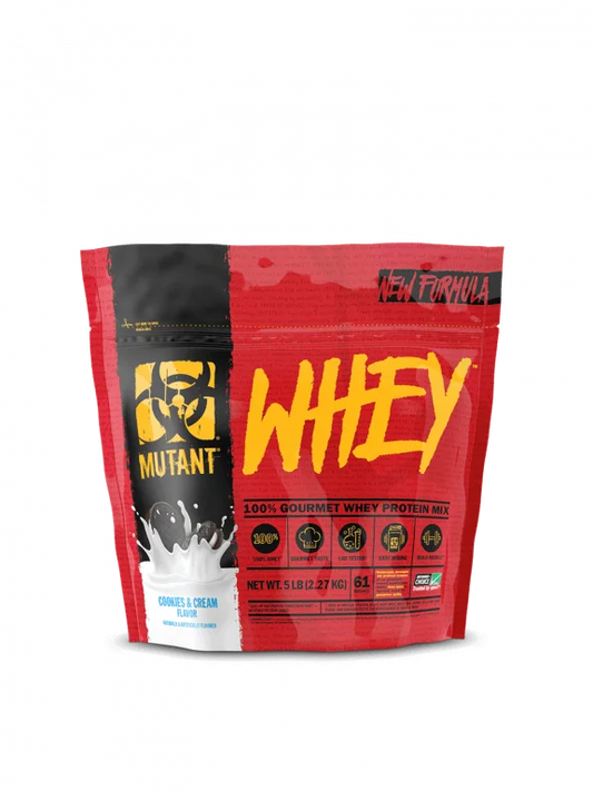 A bag of whey protein powder, showcasing its contents and packaging design, ideal for fitness and nutrition enthusiasts.