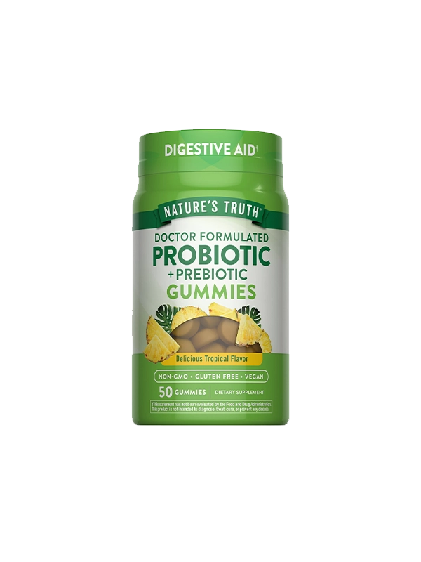Probiotic + Prebiotic Gummies – Digestive & Gut Health Support
