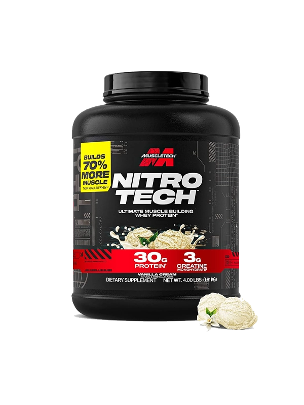  Nitro-Tech Whey Protein container