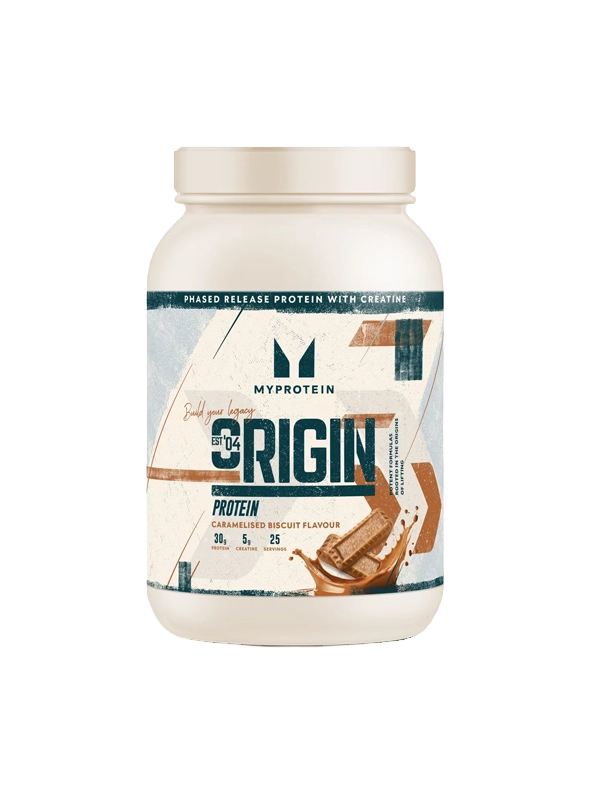 Origin Protein with Creatine supplement container