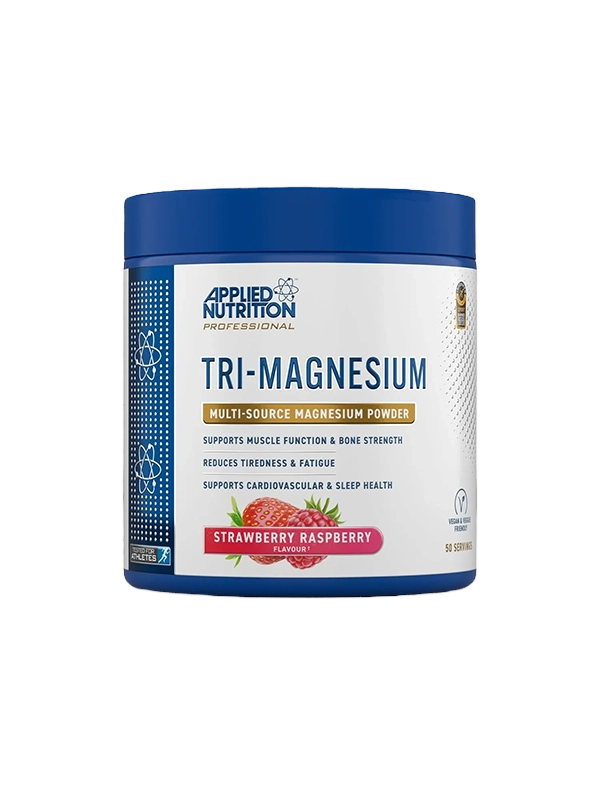 Applied Nutrition Tri-Magnesium supplement container on a white background