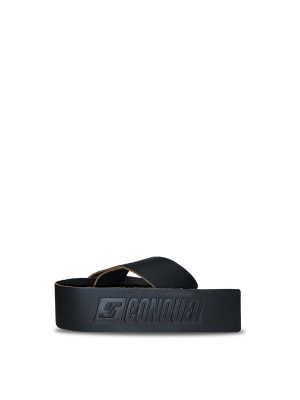 CONQUER Leather Lifting Straps by Swole Spartan