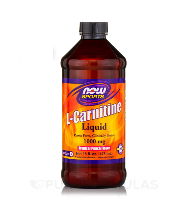 NOW Sports L-Carnitine Liquid - 16 fl. oz. Citrus Flavor